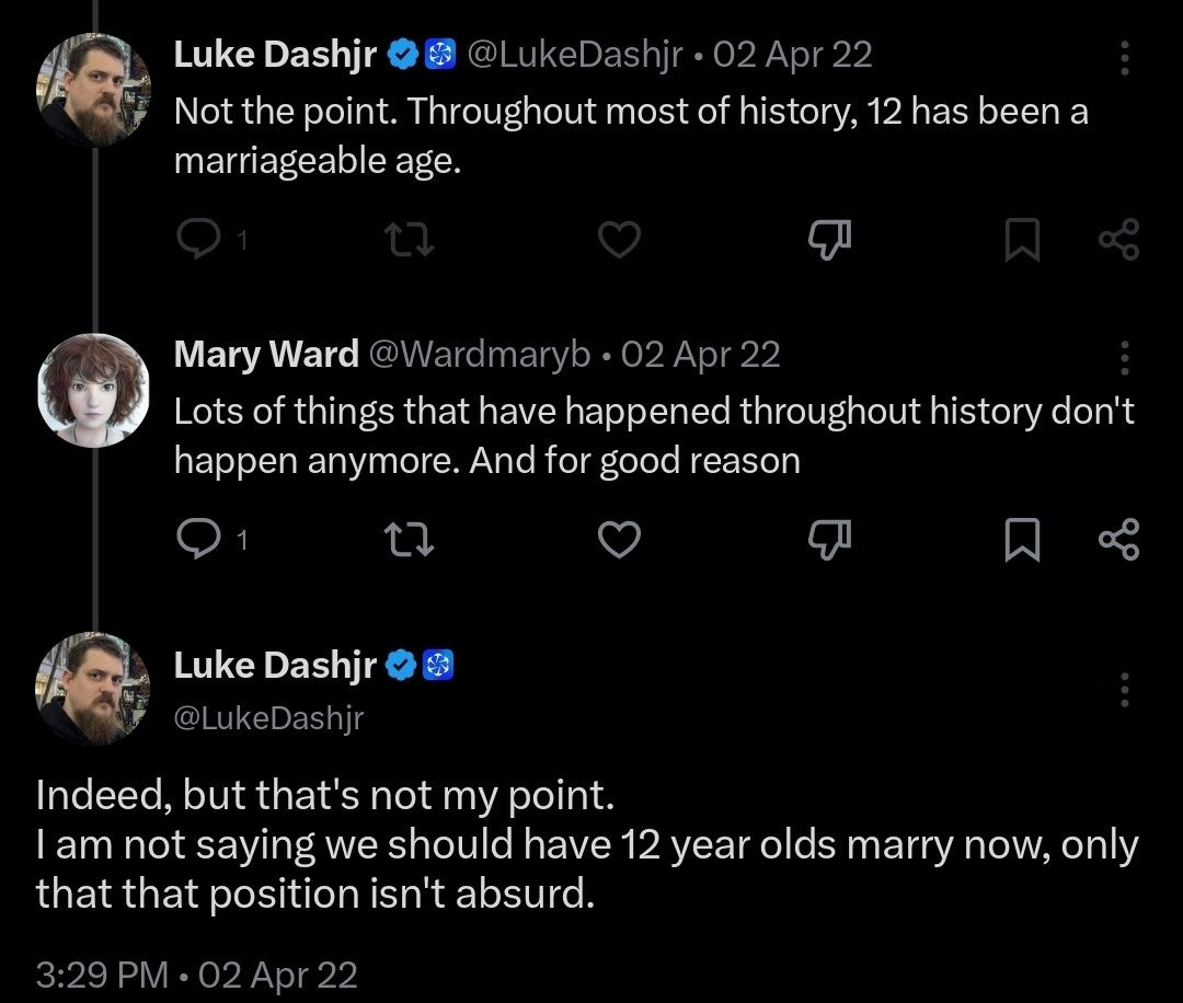 12 year olds marry luke