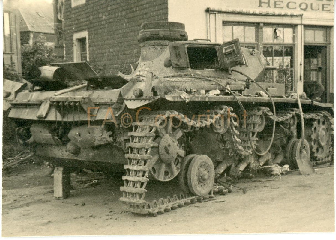 Panzer III Tank Frankreich Kämpfe Foto