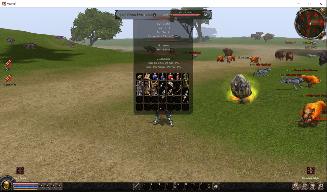 Mob Target Sistemi Görseli