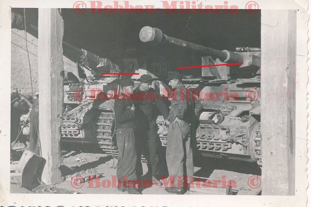 Italien 1944 Panzer-Werkst.-Kp.654 Panzer IV Langrohr Turmschürze Nr.734
