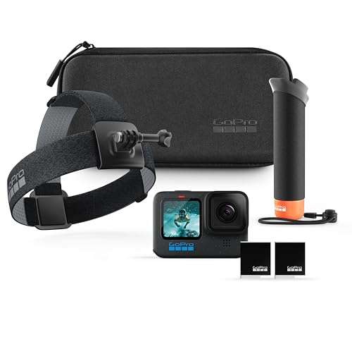 Amazon: GoPro HERO12 Negro + Paquete de Accesorios, Incluye The Handler (empuñadura Flotante) + Correa para la Cabeza 2.0 + batería Enduro 
