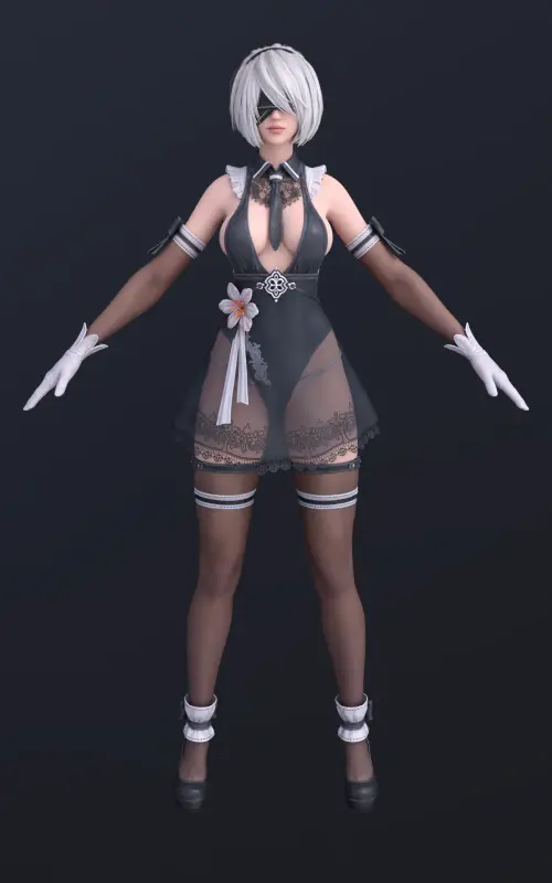 Stellar Blade EVE DLC Nier for Genesis 8 and 8.1 Female