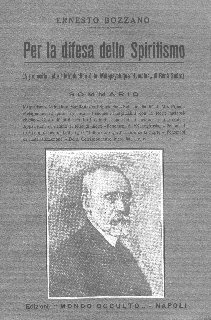 Ernesto Bozzano - Per la difesa dello Spiritismo (1927)