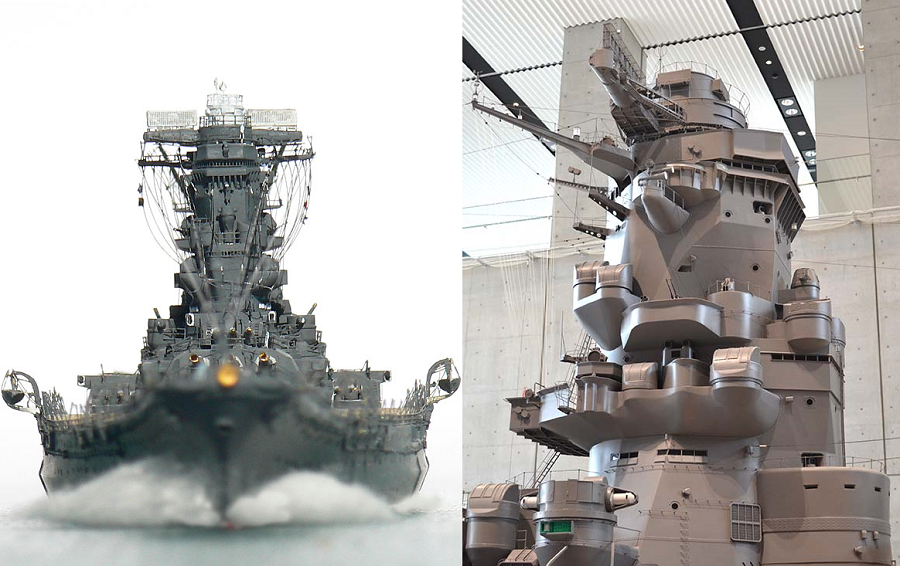 Tecnología Yamato y Musashi Superestructura-de-los-Yamato