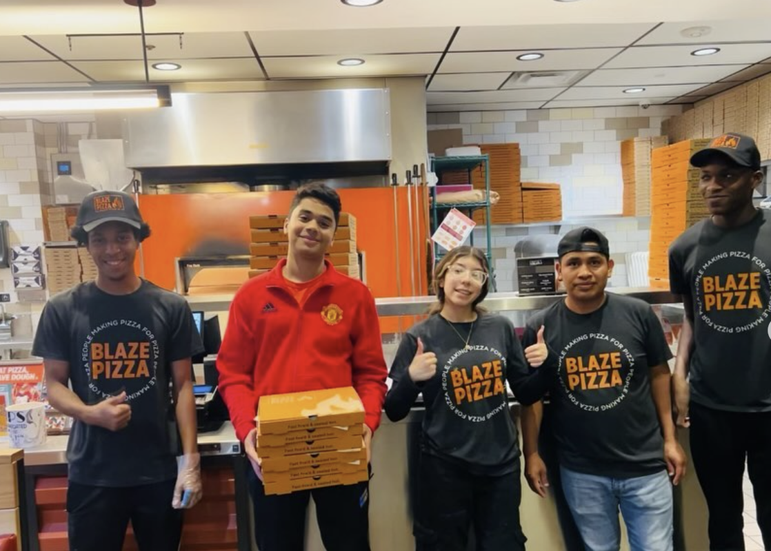 Blaze Pizza partnership