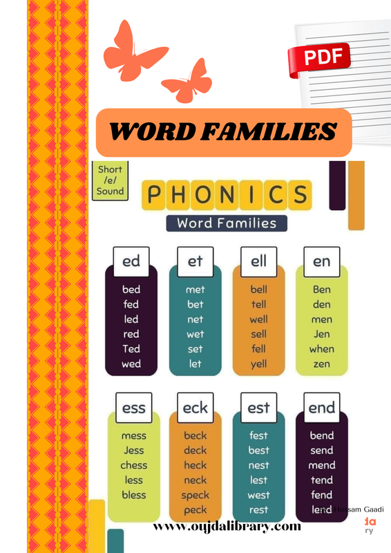 Download Phonics word families 1 PDF or Ebook ePub For Free with | Oujda Library