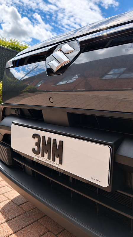 4D 3MM number plate