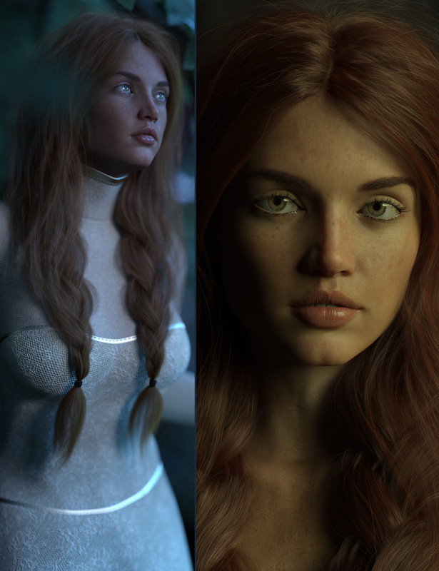 RY Belynda Character, Hair and Render Bundle