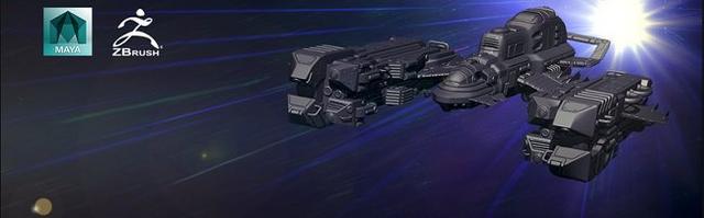 3DMotive - SciFi Ship Series in Maya Volume 4