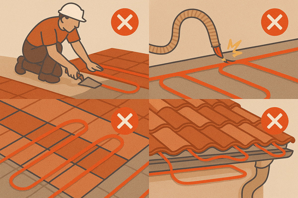 ошибки монтажа