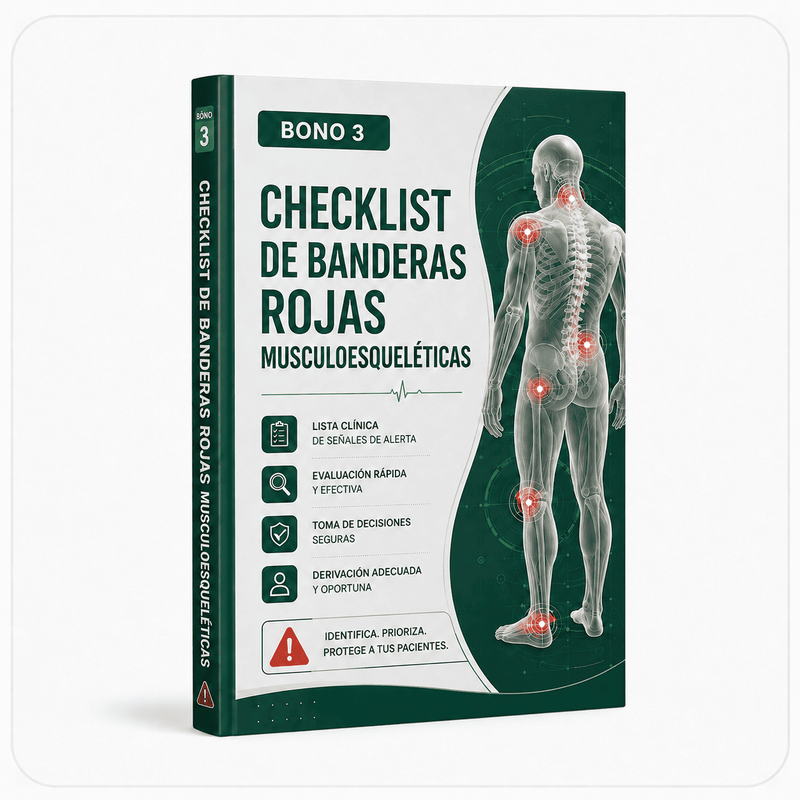 Portada del bono: Checklist de Banderas Rojas Musculoesqueléticas