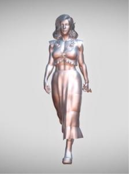 Elf Girl Walking – 3D Print Model