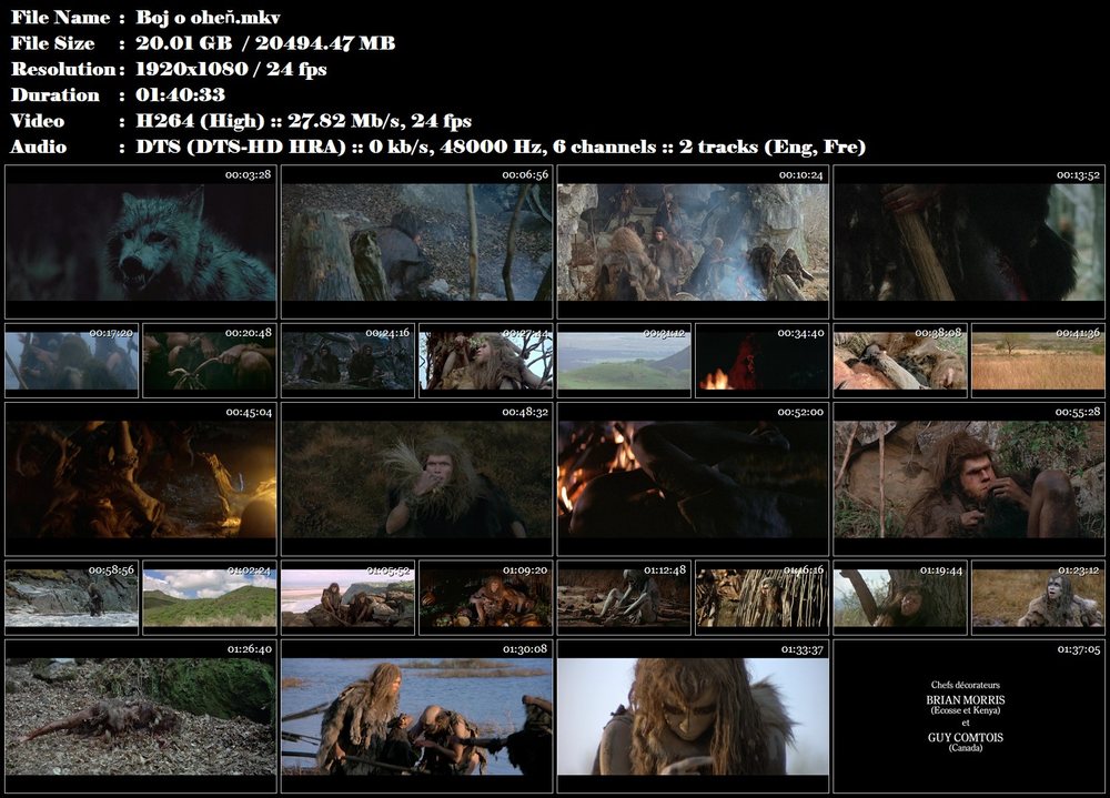 Boj o oheň / La Guerre du feu (1981)