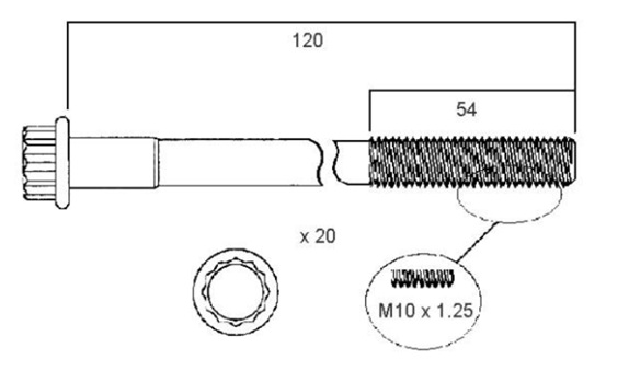 Head Bolt Set