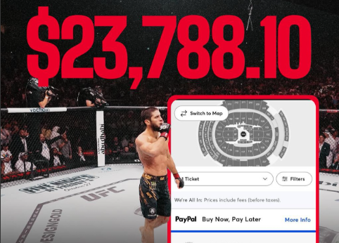 Над 40 000 лева струва билет за първия ред на UFC 322