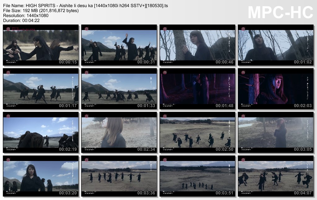 HIGH SPIRITS - Aishite Ii desu ka [1440x1080i h264 SSTV ][180530