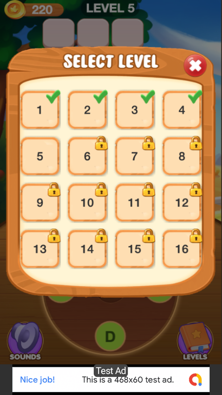 Word Linker - Puzzle Game Android Studio Project with AdMob Ads + Ready to Publish