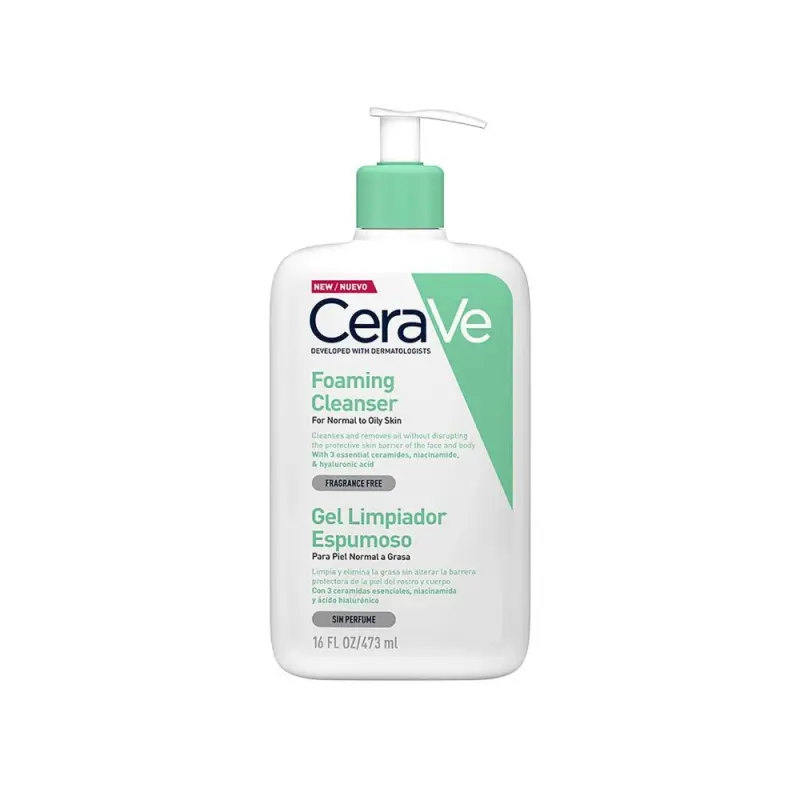 Cerave Gel Limpiador Espumoso Grasa