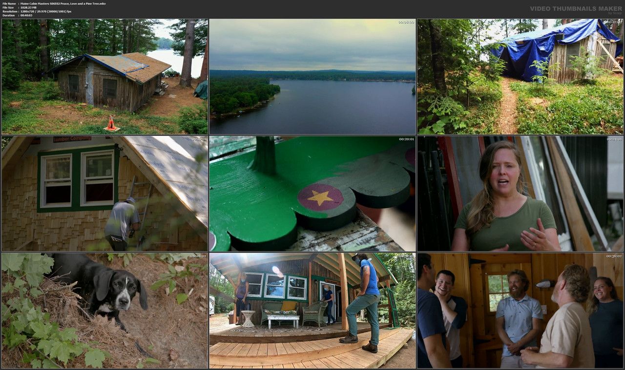 Maine Cabin Masters S06E02 Peace, Love and a Pine Tree.mkv
