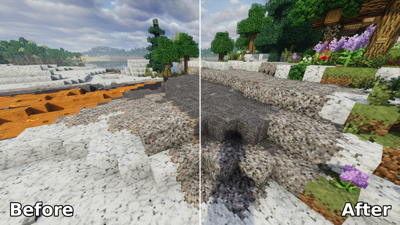 Before After