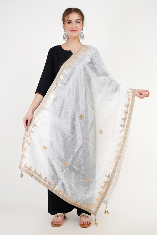 Sciarpa stola Way2Like Art seta Dupatta dolce Arif design sciarpe hijab designer - Foto 23 di 45
