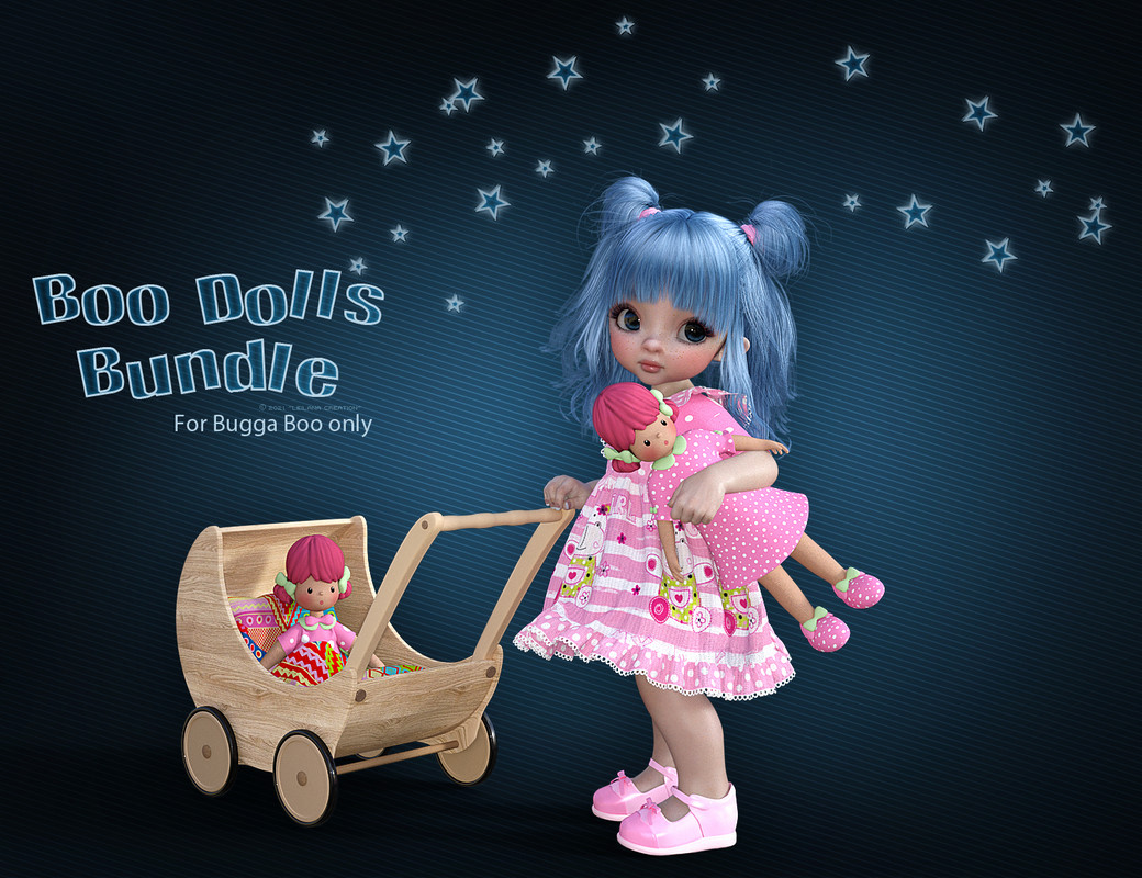 Boo Dolls Bundle [dForce Outfit, Add On and Props]