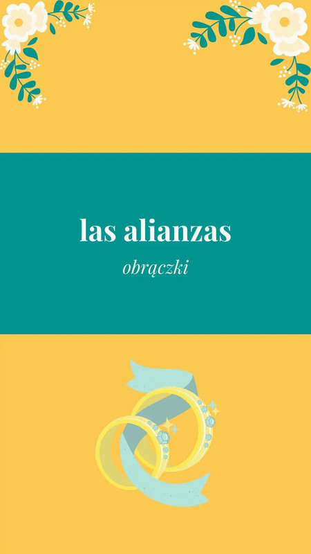 Hiszpańskie słówka ślubne