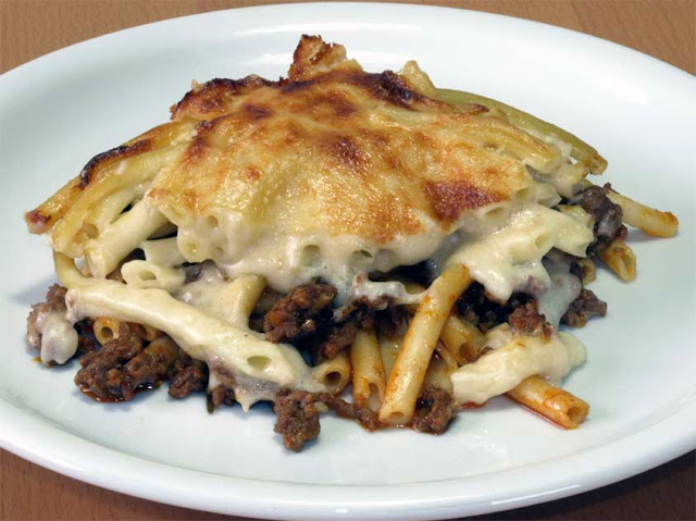 Griechischer Pastitsio Auflauf Griechischer Pastitsio Auflauf