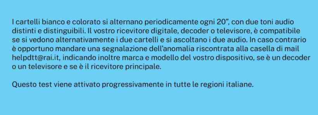 RAI 3HD test bicolore