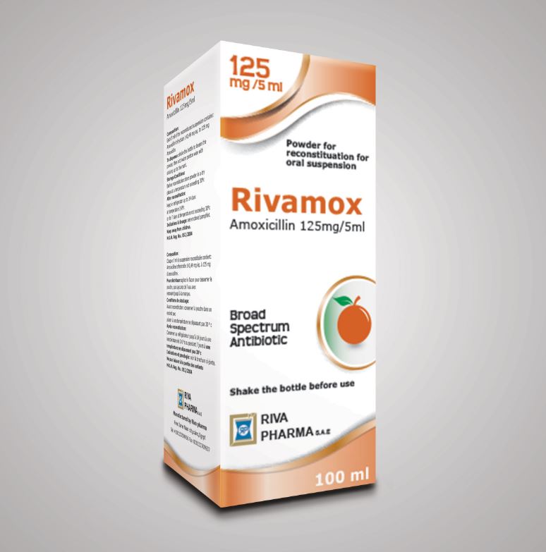 Rivamox 125Mg/5Ml 100Ml