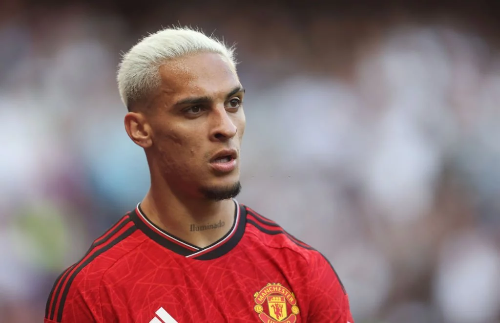 Antony with Manchester United