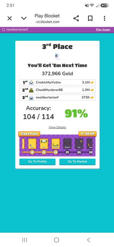 MY GOLDGOT SWAPPED LAST SECOND. 