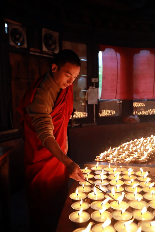 Monks Blessing Ritual