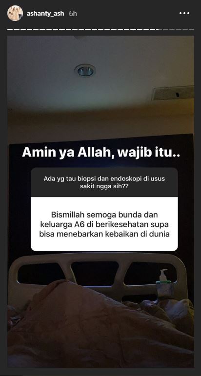 Instagram Story Ashanty