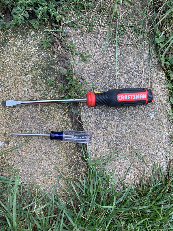 compacted lawn soil screwdriver test water pooling