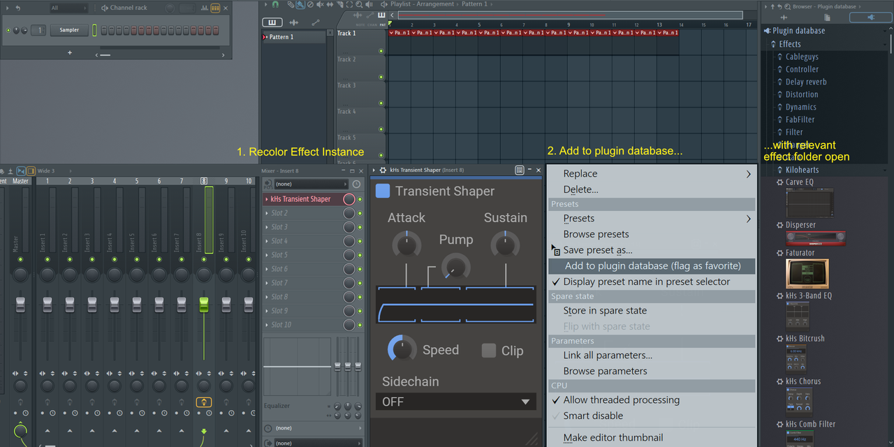 Color Coding Plugin Menu? : r/FL_Studio
