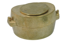 Mufla de bronce grande acrílico