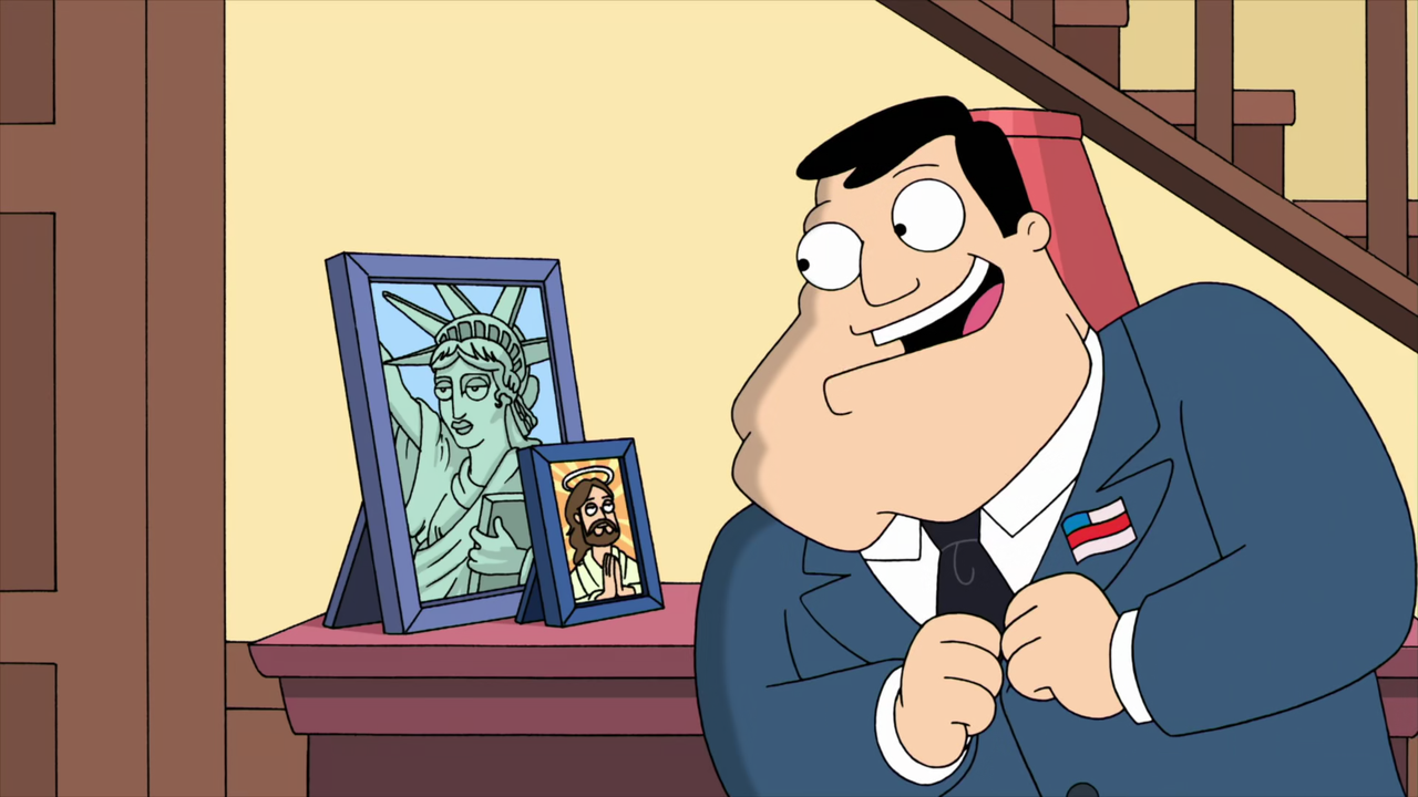 American Dad (2005) S17E05 Into the Woods (1080p AMZN Webrip x265 10bit EAC3 5.1 - Goki)[TAoE].mkv