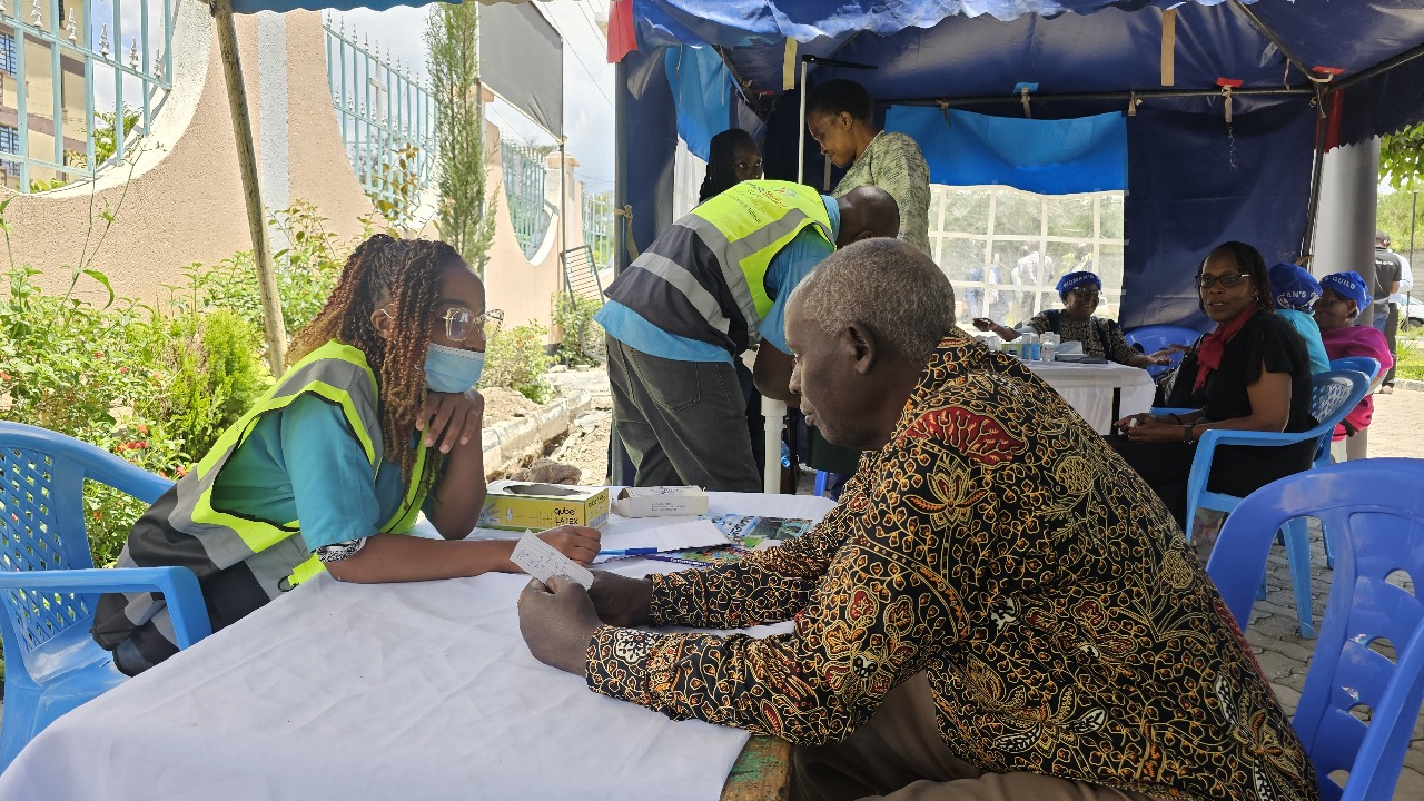 A community health outreach event.