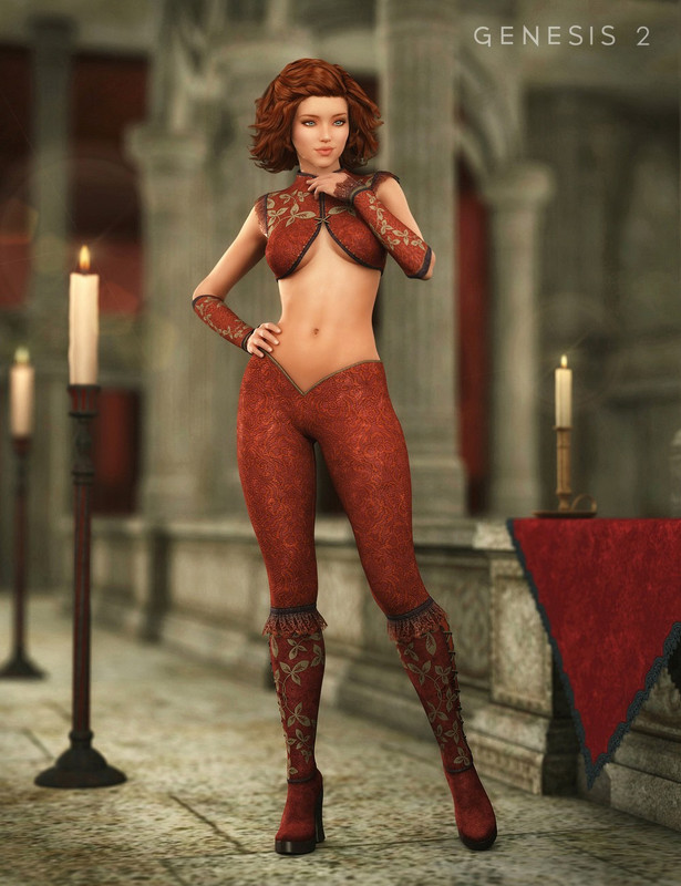 La Matadora Outfit for Genesis 2 Female(s)