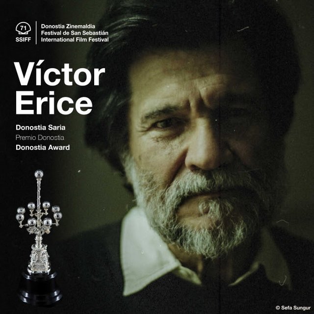 VÍCTOR ERICE PREMIO DONOSTIA EN LA 71ª EDICIÓN DEL FESTIVAL DE CINE DE SAN SEBASTIÁN