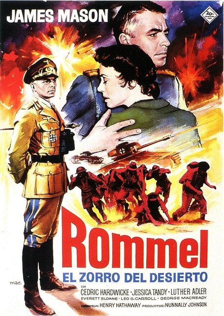 Cartel de Rommel, el Zorro del Desierto Cartel de Rommel, el Zorro del Desierto