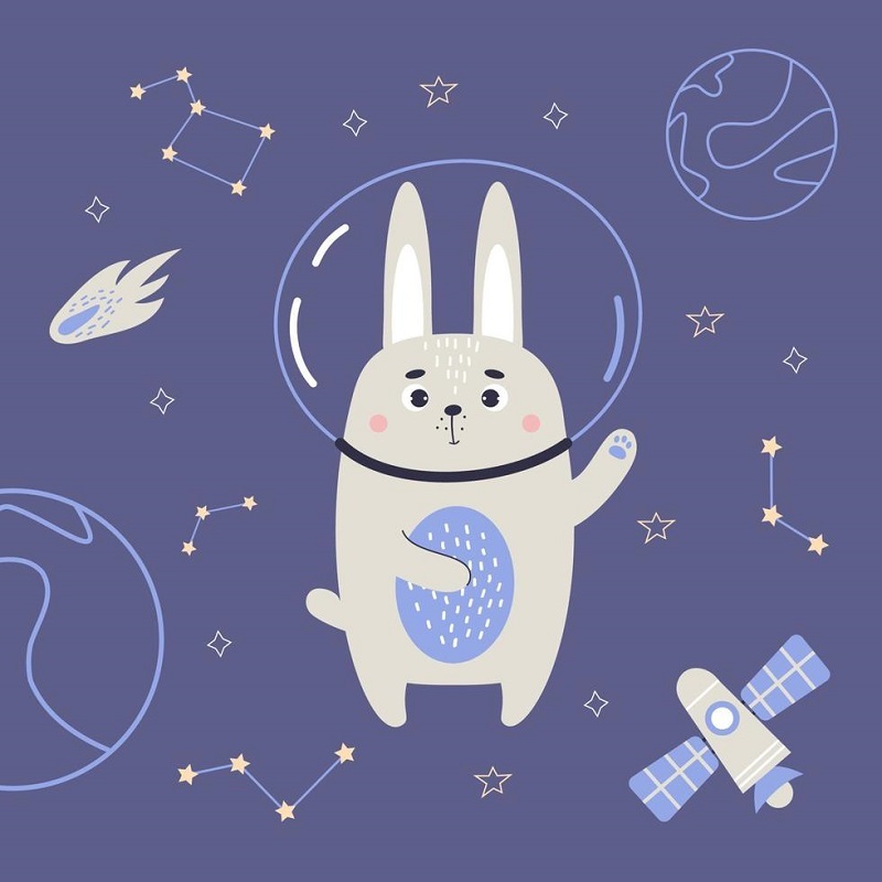 203 CX1 dans ma boite au lettre Lapin-astronaute