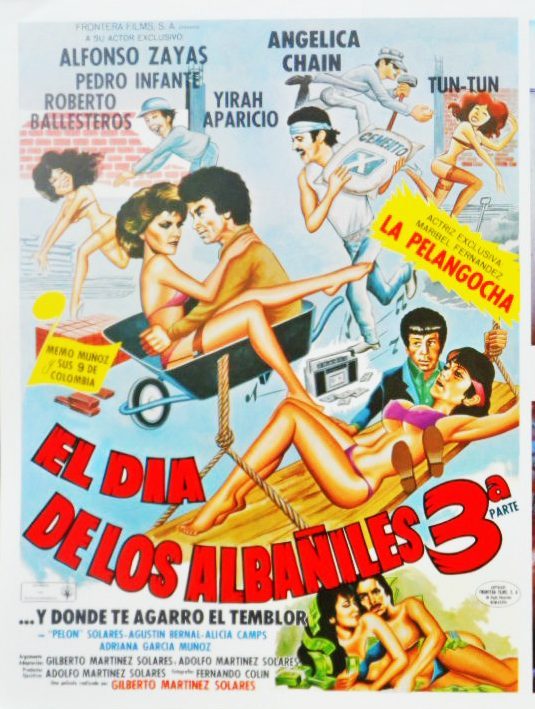 el dia de los albaniles 3 alfonso zayas angelica chain sexy MLM - El dia de los albañiles 3 (1987) Comedia Erótico