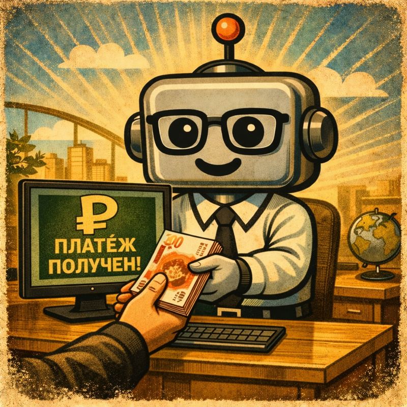 платёж получен