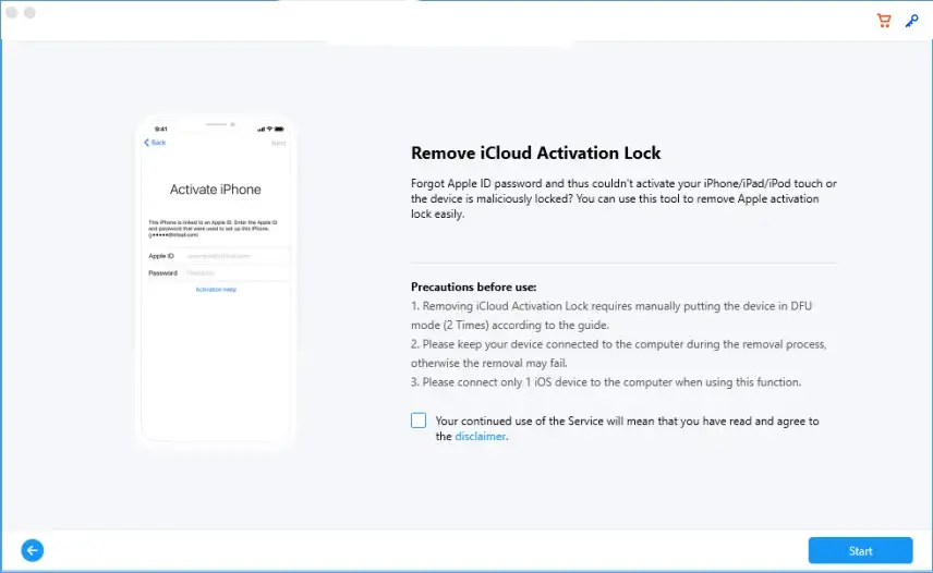 launch ultfone activation unlocker