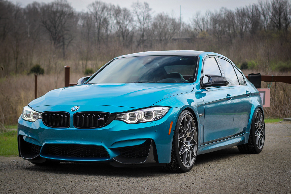 BMW m3 f80 Atlantis Blue