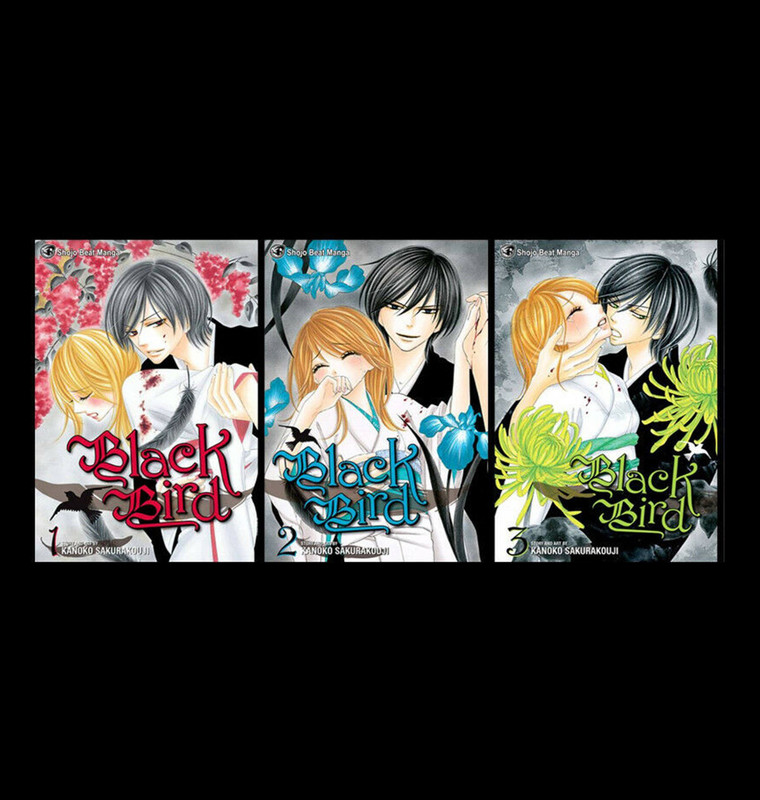 BLACK BIRD English MANGA Series by Kanoko Sakurakoji Set of Book Volumes 1-3 BLACK BIRD English MANGA Series by Kanoko Sakurakoji Set of Book Volumes 1-3