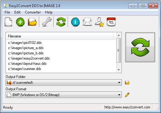 Easy2Convert DDS to IMAGE 2.6 Easy2Convert DDS to IMAGE 2.6