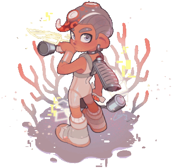 Art of Agent 8, made by @lougouvea on tumblr